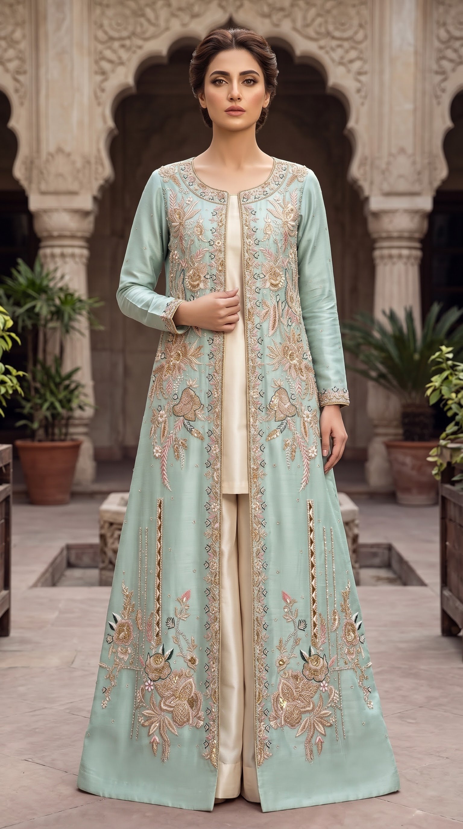 Seher Silk Gown